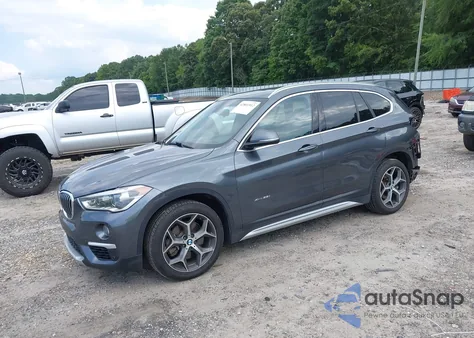 2018 BMW X1 xDrive28I из США, поврежденный, VIN WBXHT3C30J5F90454